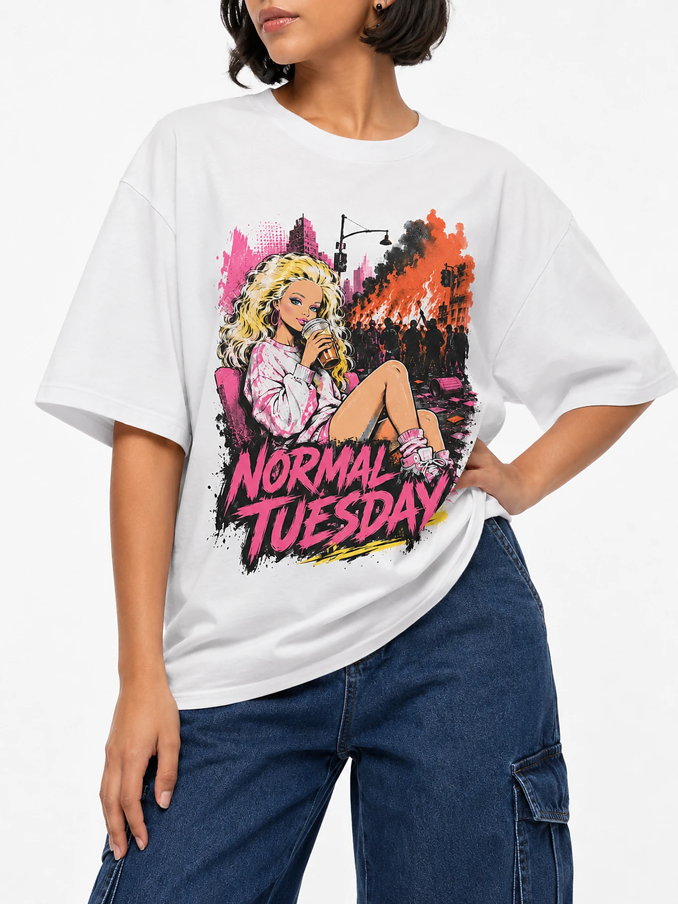Normal tuesday oversize tee details 5.webp