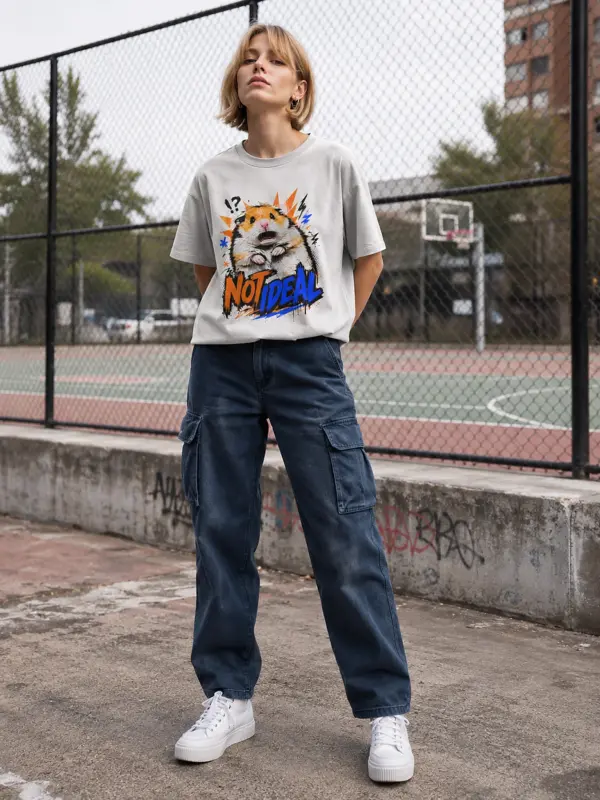 Not ideal oversize tee model 1.webp