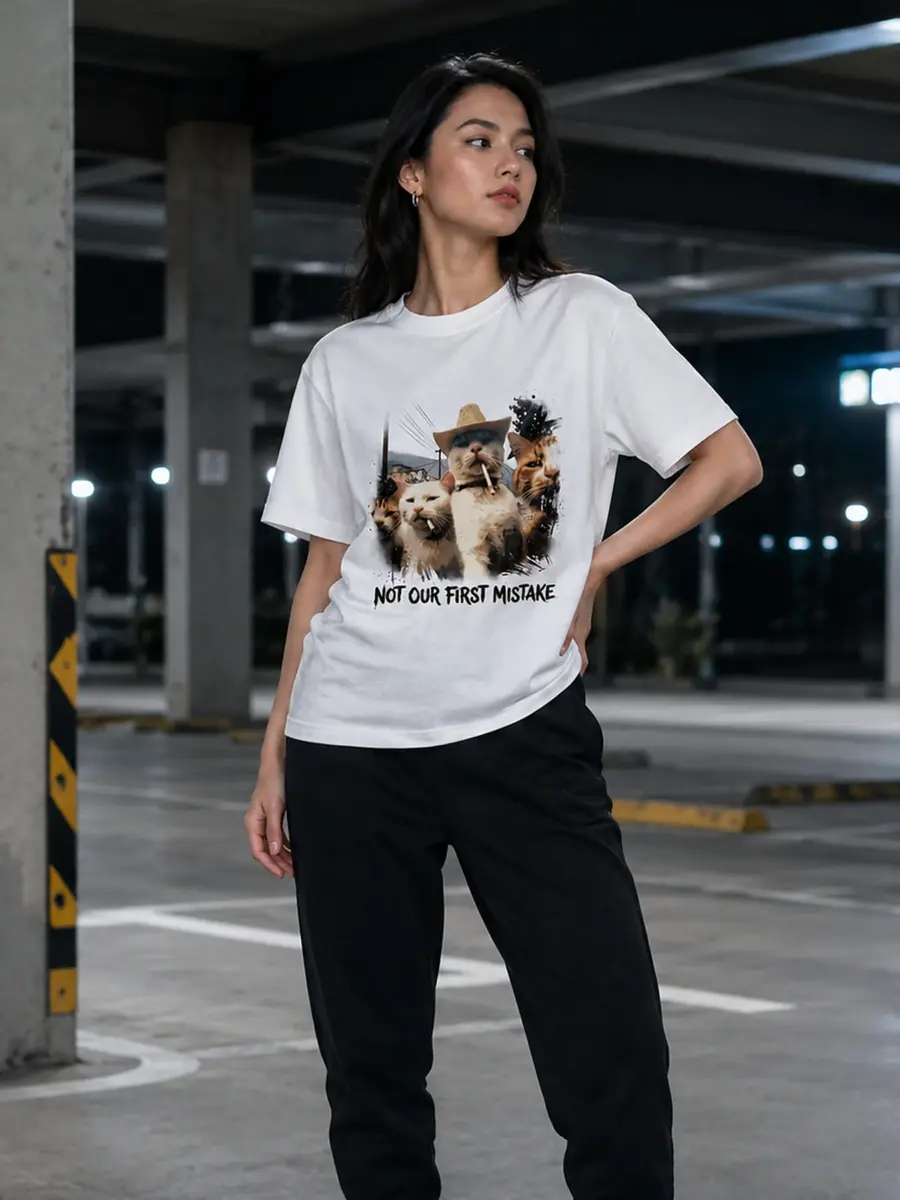 Not our first mistake loose fit 260gsm cotton t shirt details 4.webp