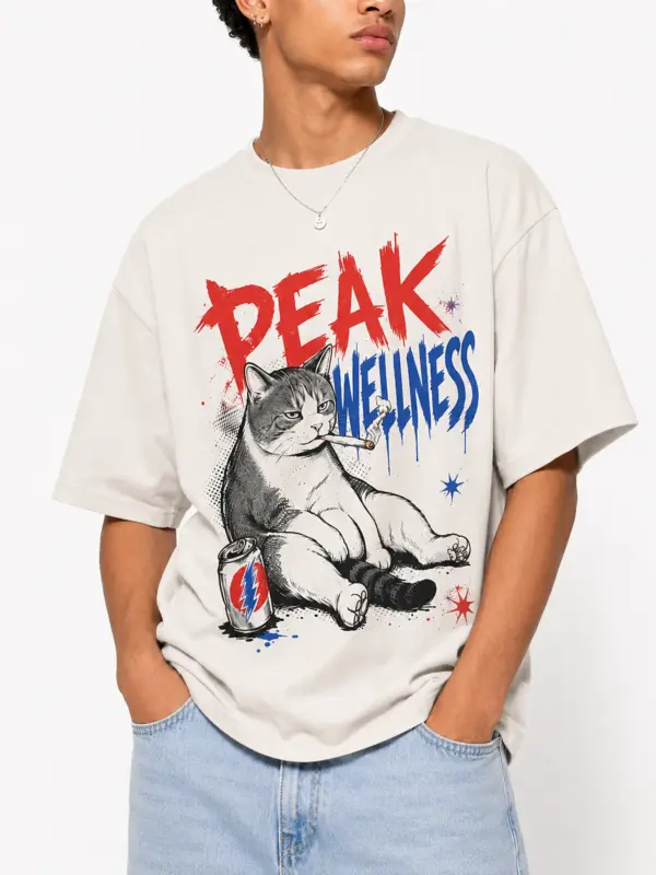 Peak wellness oversize tee details 3.webp