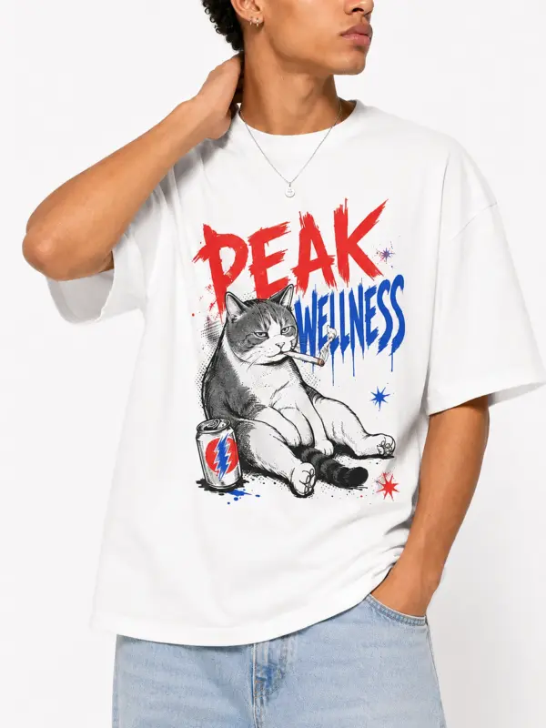 Peak wellness oversize tee details 5.webp