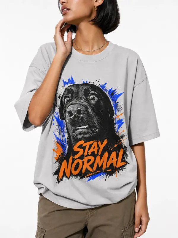 Stay normal oversize tee details 1.webp