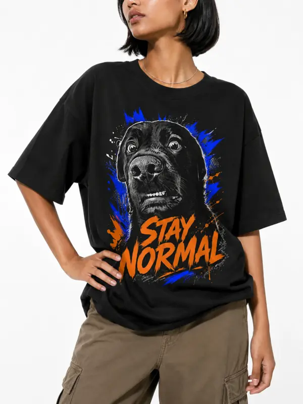 Stay normal oversize tee details 2.webp