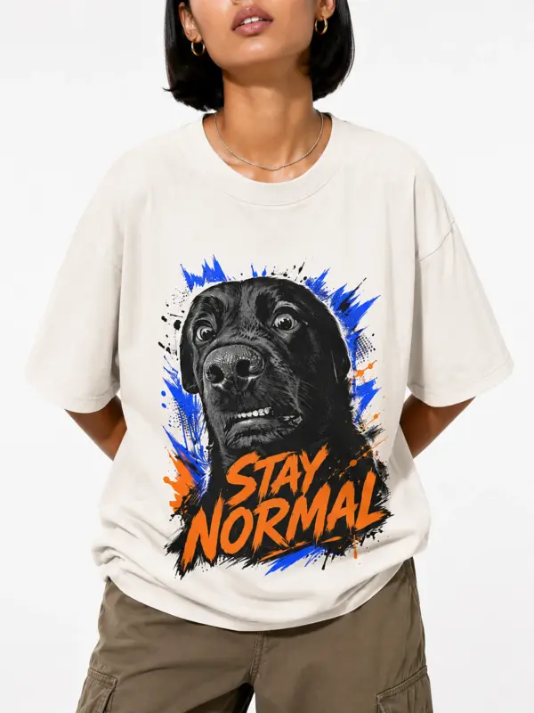 Stay normal oversize tee details 3.webp