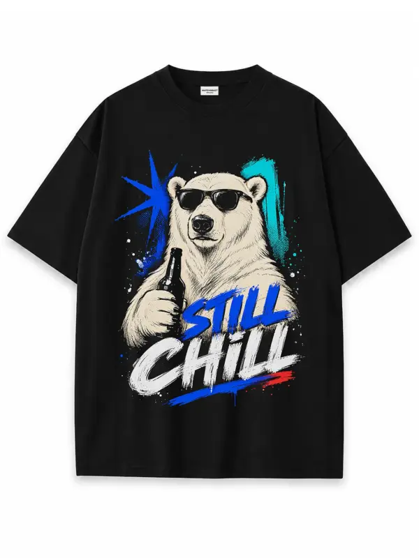 Still chill oversize tee 2 black.webp