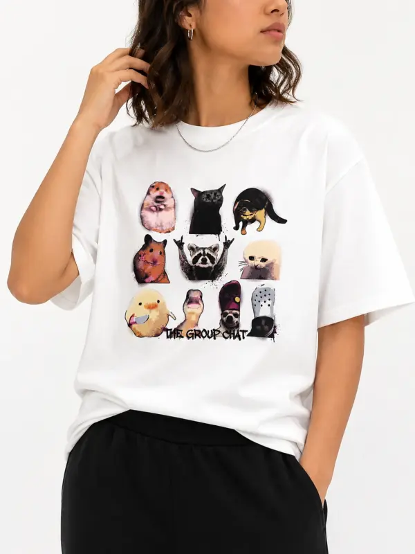 The group chart meme streetwear t shirt details 1.webp