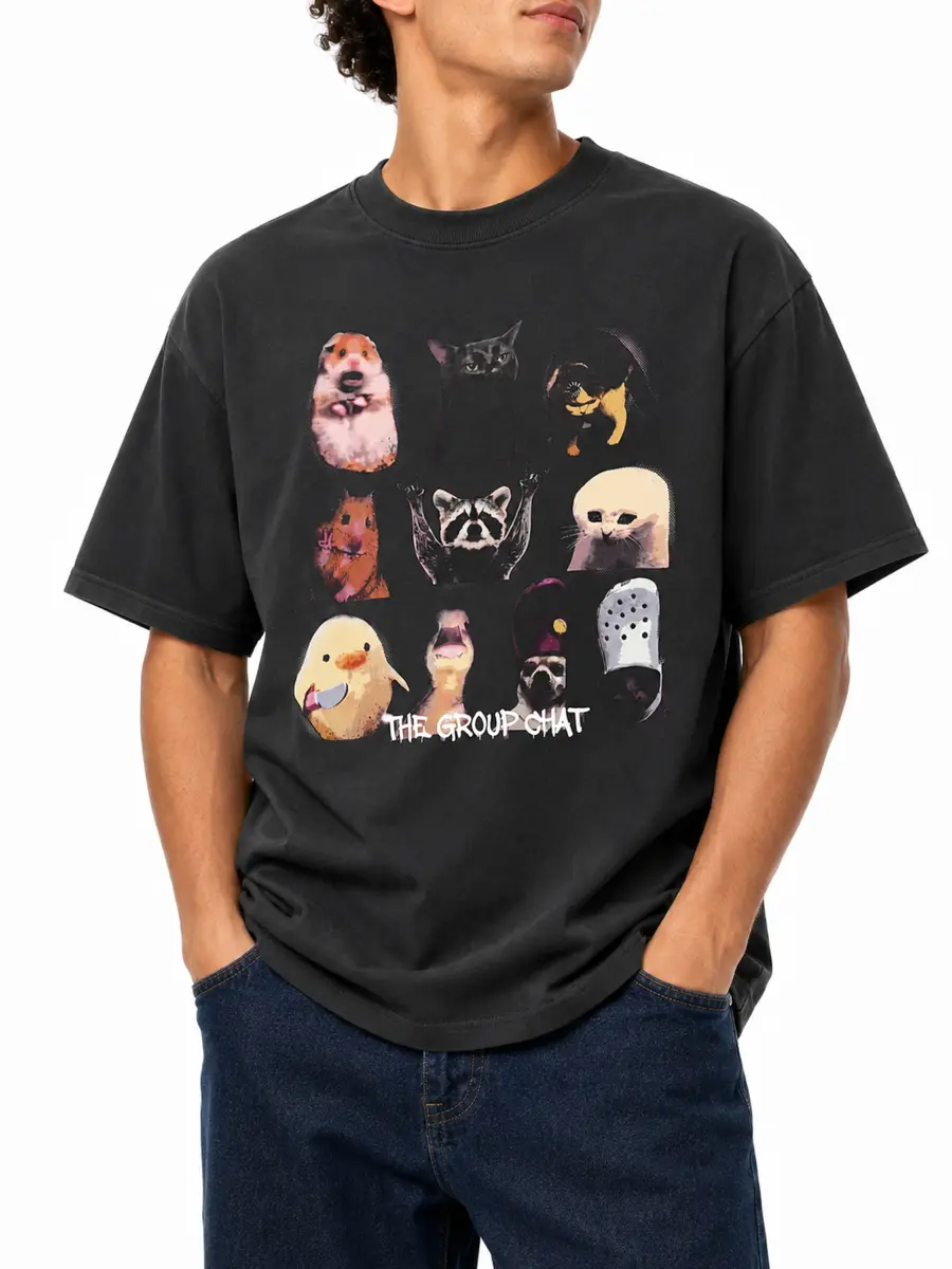 The group chart meme streetwear t shirt details 7.webp
