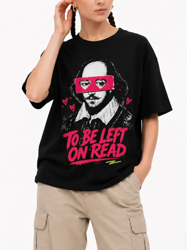 To be left on read oversize tee details 2.webp