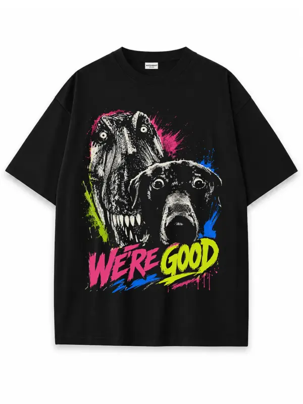 We are good oversize tee 2 black.webp