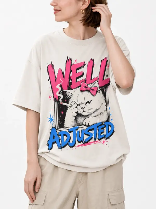 Well adjusted oversize tee details 5.webp