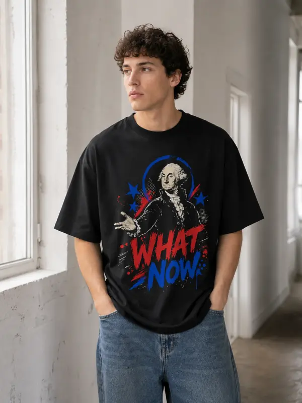 What now oversize tee model 1.webp