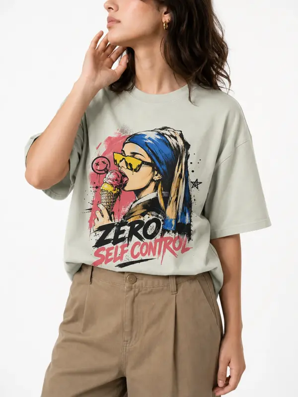 Zero self control oversize tee details 4.webp