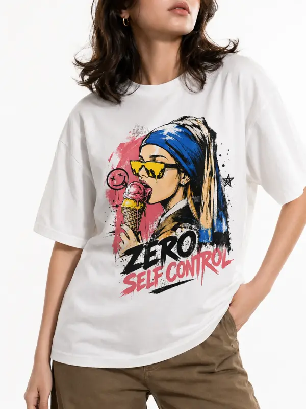 Zero self control oversize tee details 5.webp