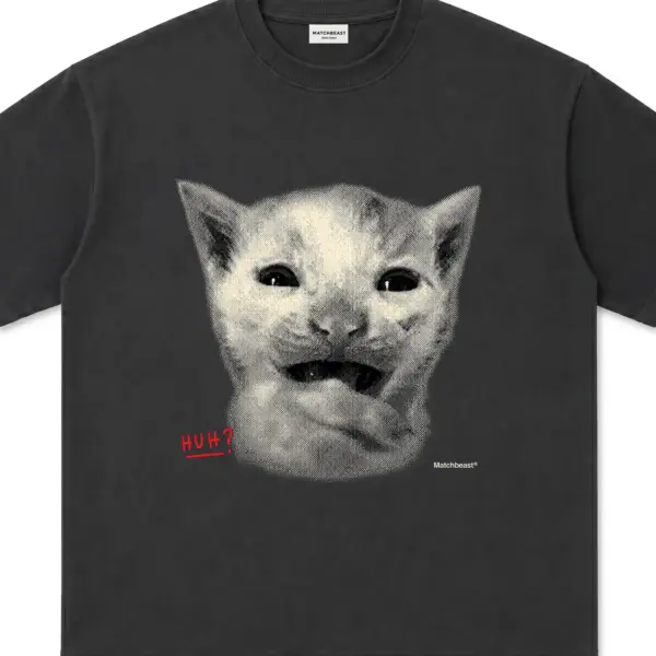 Huh cat t shirt huh20cat black.webp