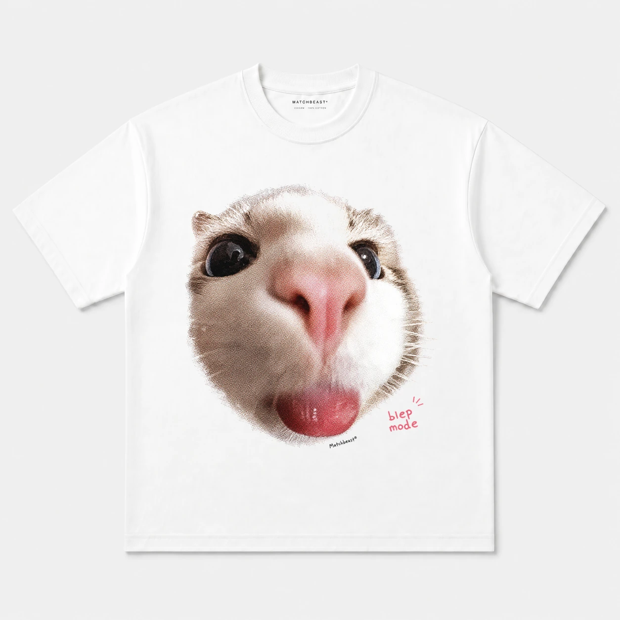 Like nope ferret graphic tee 2 like20nope20ferret white.webp