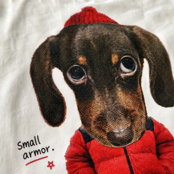 Small armor dog graphic tee 3 small20armor20dog print20detail.webp