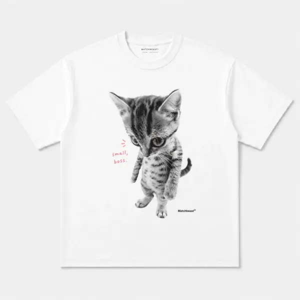 Small boss kitten graphic tee 2 small20boss20kitten white.webp