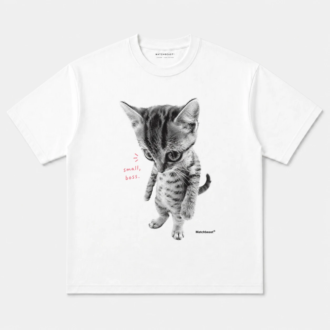 Small boss kitten graphic tee 2 small20boss20kitten white.webp