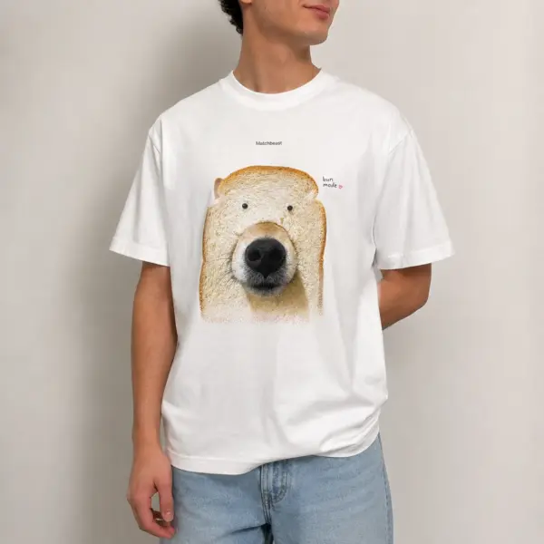 Toast dog graphic tee 1 toast20dog model.webp