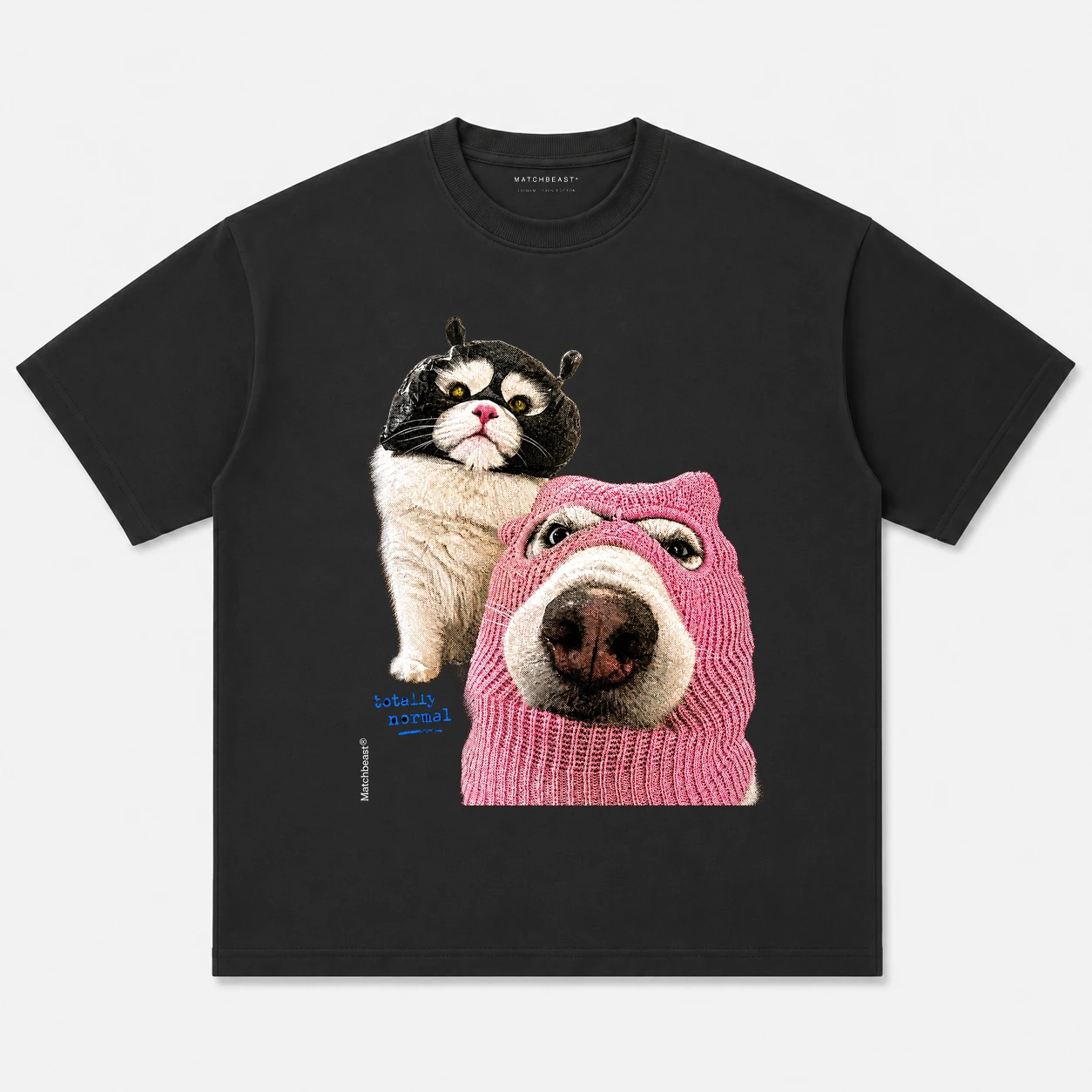 Totally normal pets graphic tee 4 totally20normal20pets black.webp