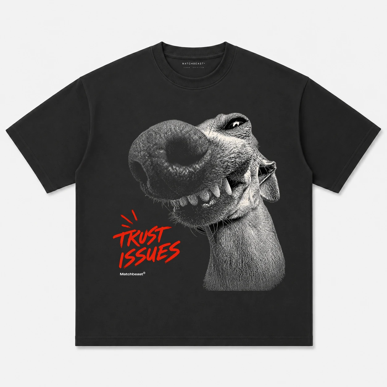 Trust issues nose dog graphic tee 4 trust20issues20nose20dog black.webp