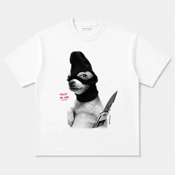 Trust no one dog graphic tee 2 trust20no20one20dog white.webp