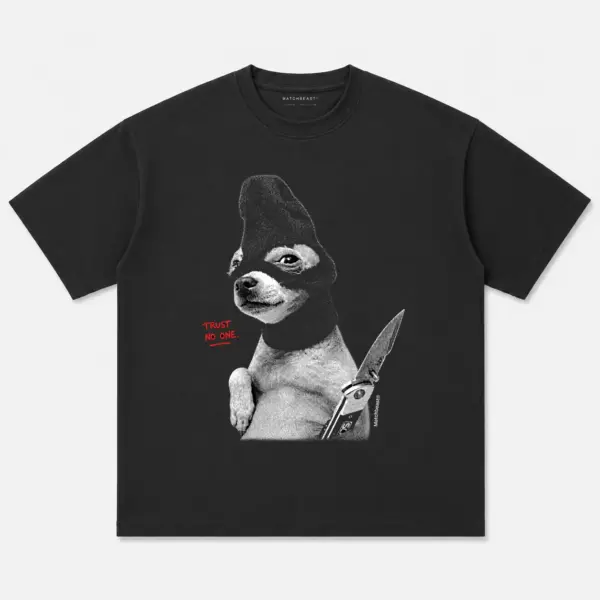 Trust no one dog graphic tee 4 trust20no20one20dog black.webp