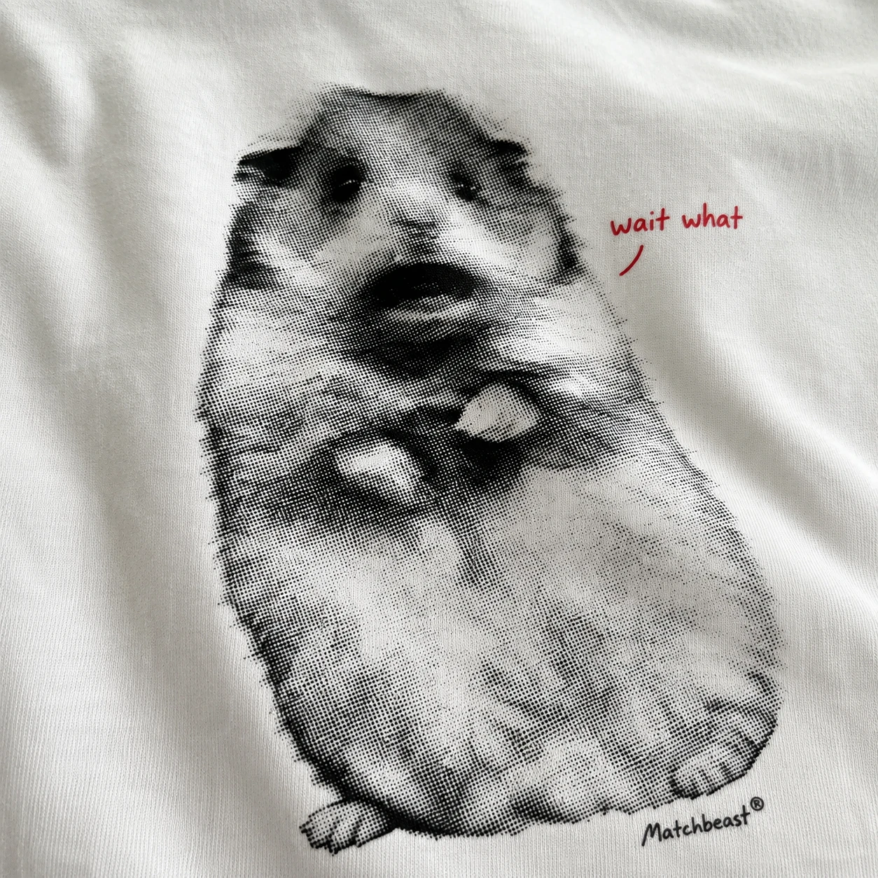 Wait what hamster graphic tee 3 wait20what20hamster print20detail.webp