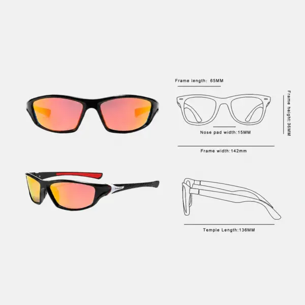 Angler pro polarized fishing sunglasses 8