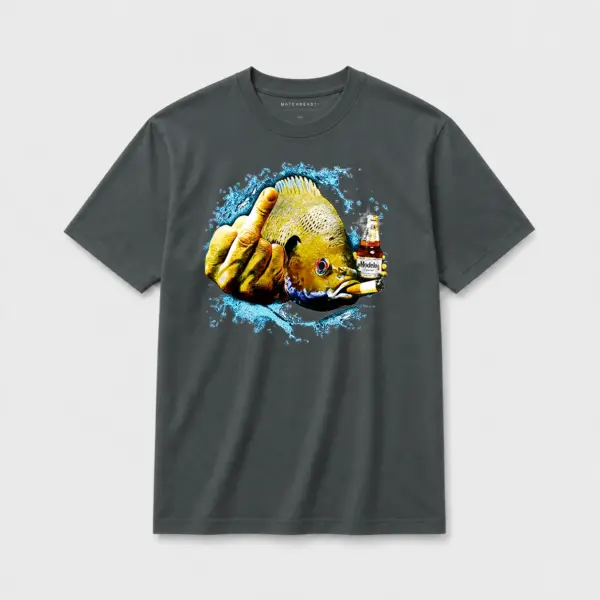 Bluegill bad attitude beer t shirt dg