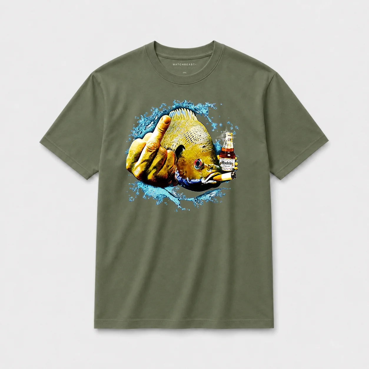 Bluegill bad attitude beer t shirt gn