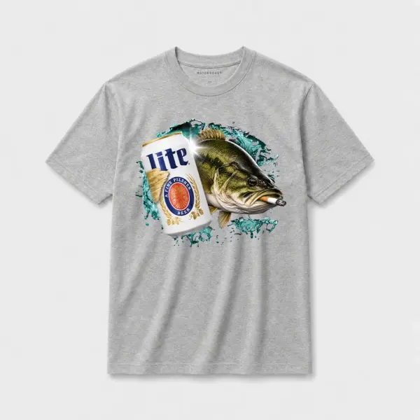 Cold lite bass t shirt gy