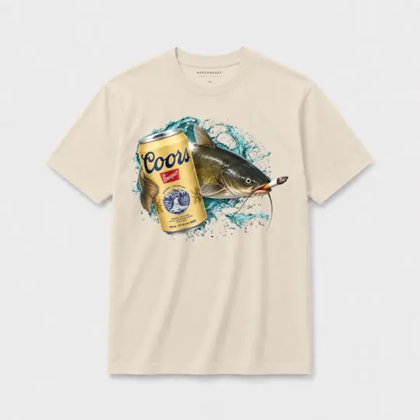 Cold one catfish t shirt s