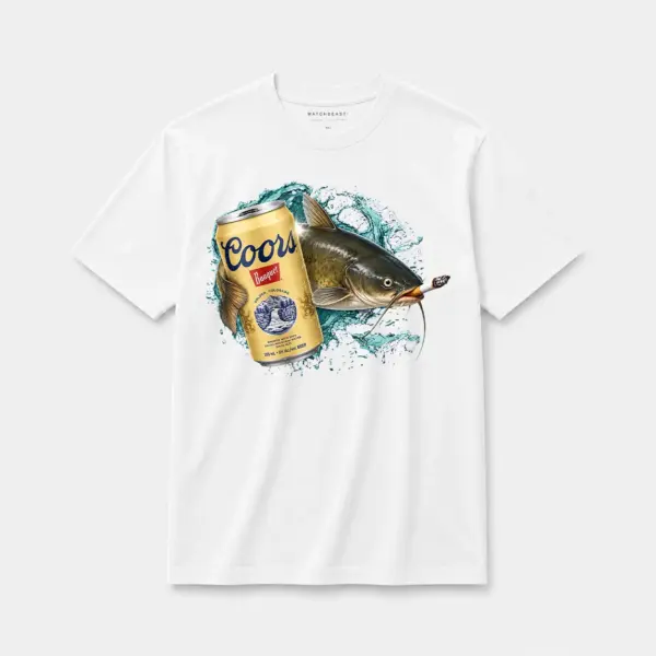 Cold one catfish t shirt w
