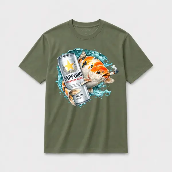 Cold one koi t shirt gn