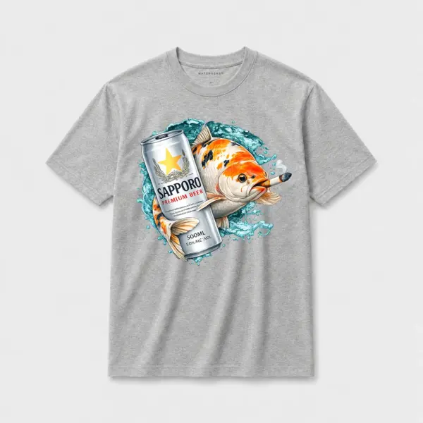 Cold one koi t shirt gy