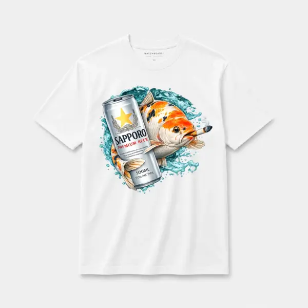 Cold one koi t shirt w