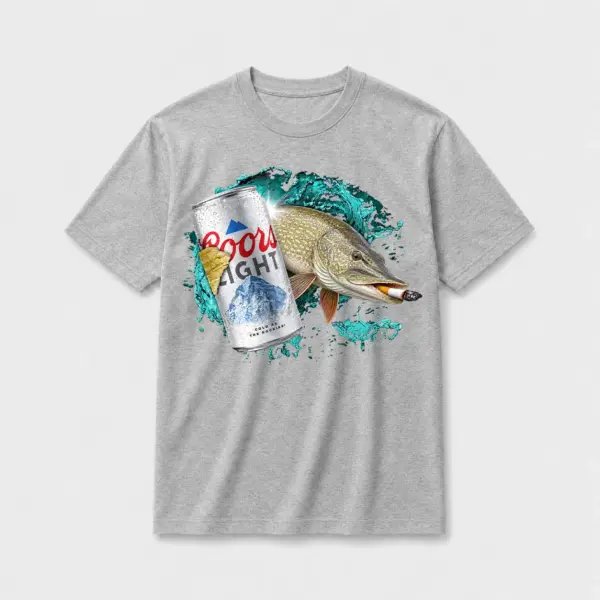 Cold one pike t shirt gray
