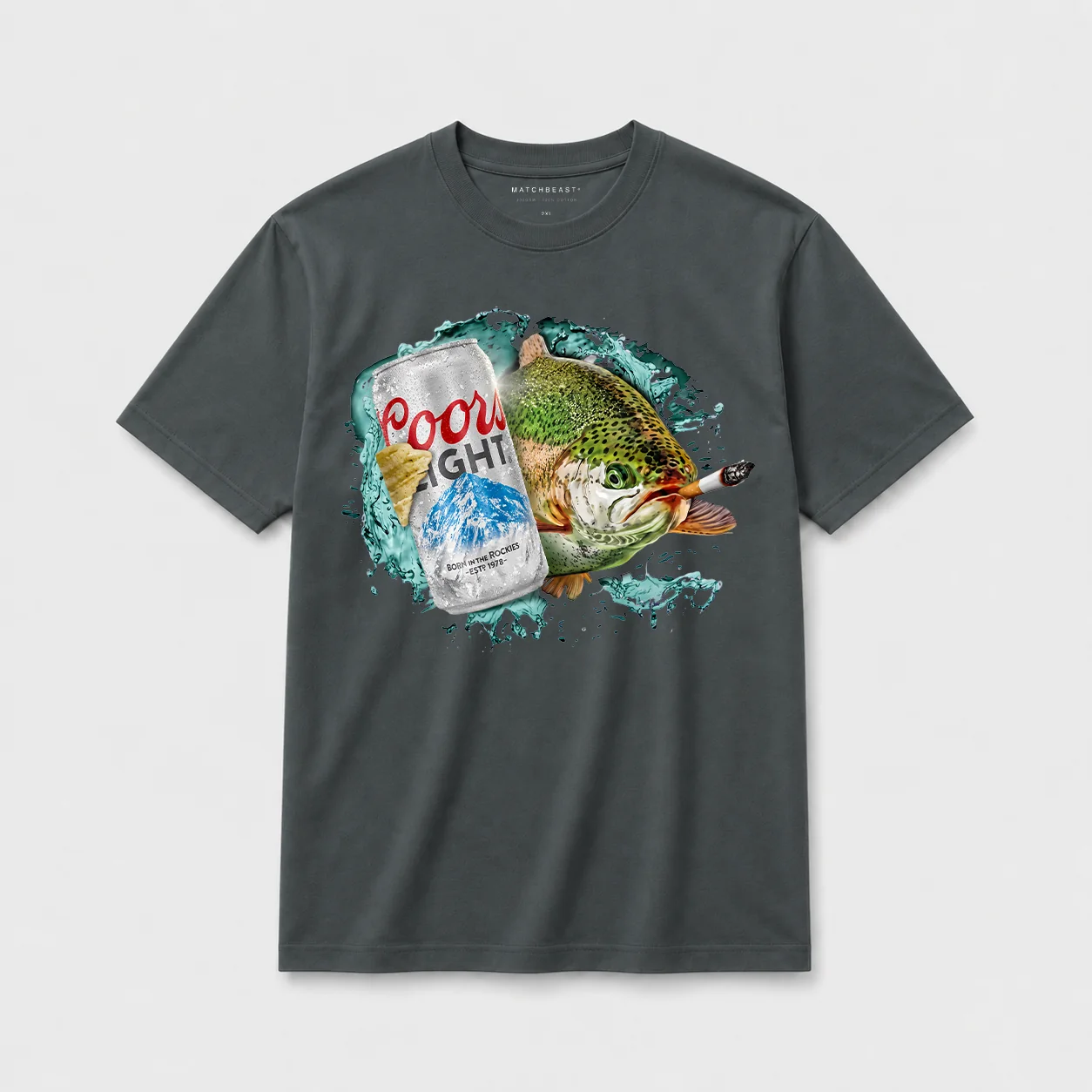 Cold one trout t shirt dg