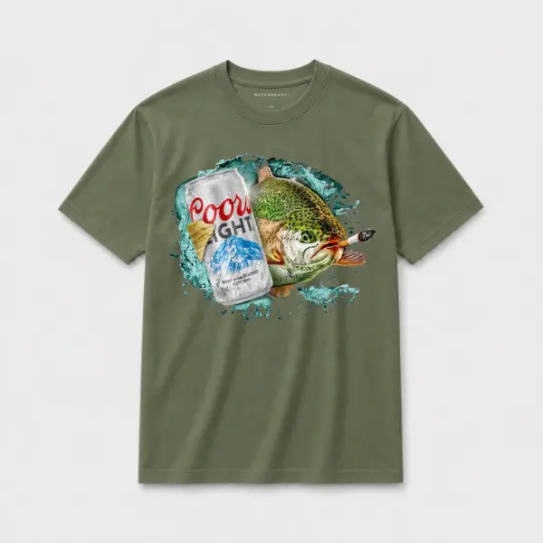 Cold one trout t shirt gn