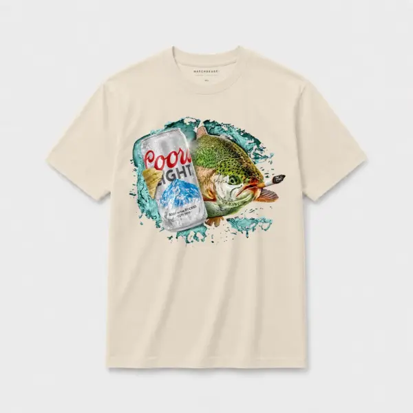 Cold one trout t shirt s