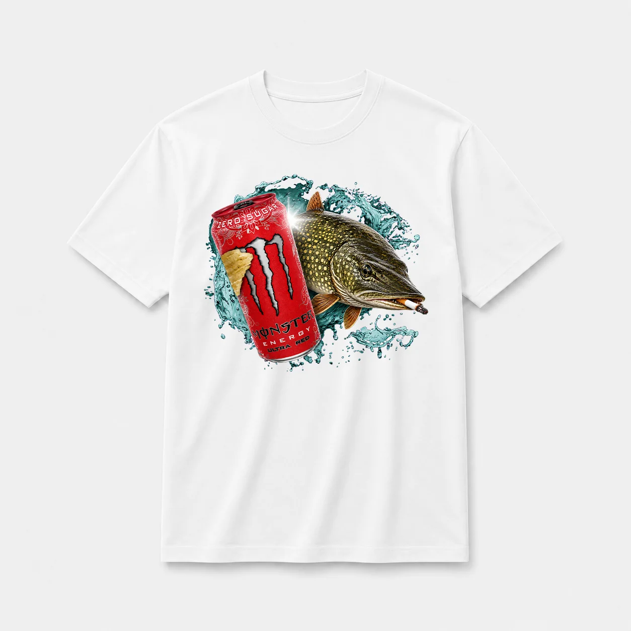 Monster pike with red moster white