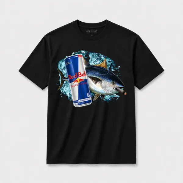 Red bull blunt bluefin tuna t shirt b