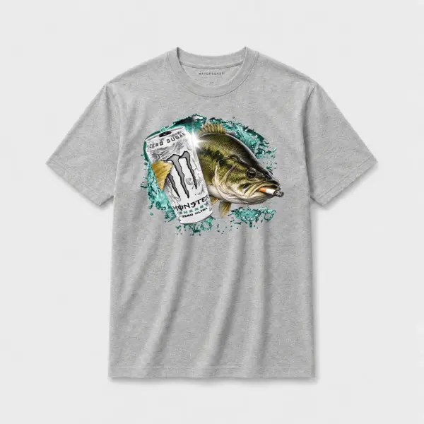 Zero sugar full send bass t shirt gy