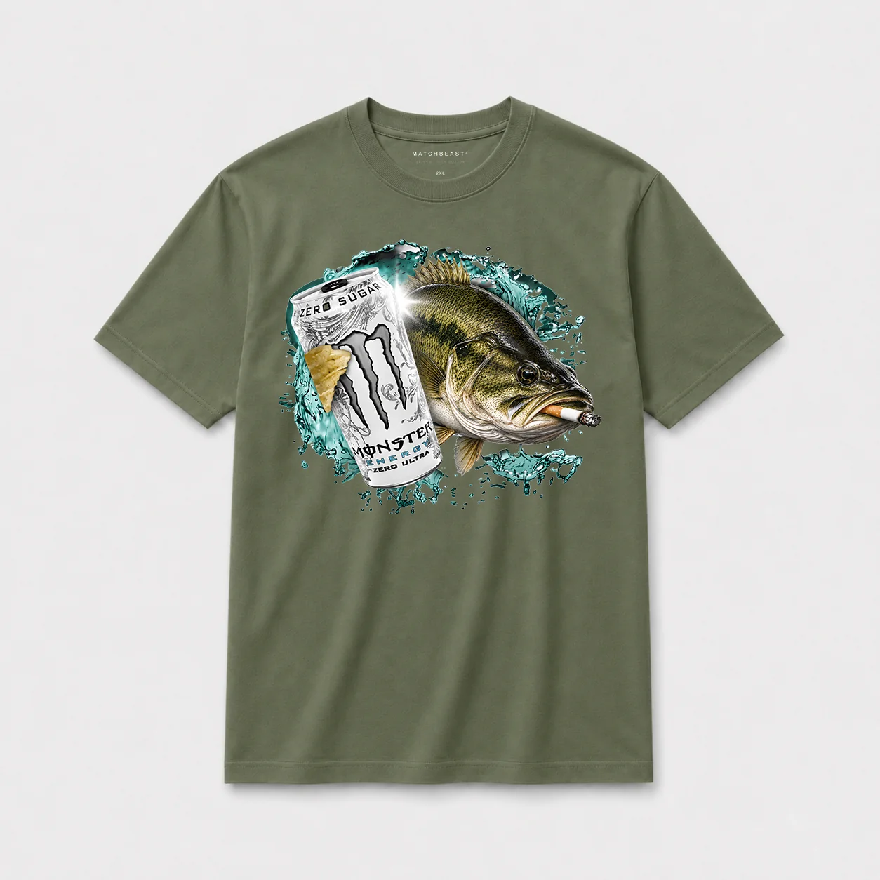 Zero sugar full send bass green