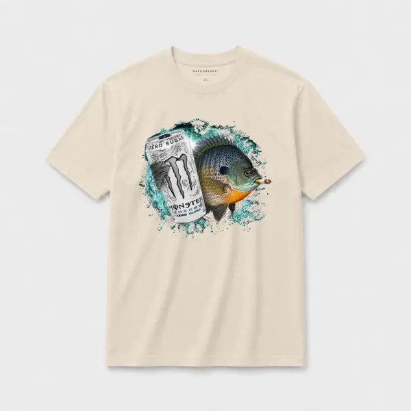 Zero sugar full send bluegill t shirt sand