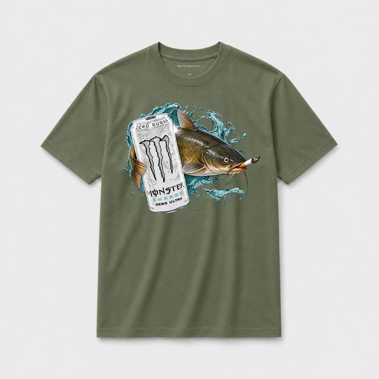 Zero sugar full send catfish t shirt gn