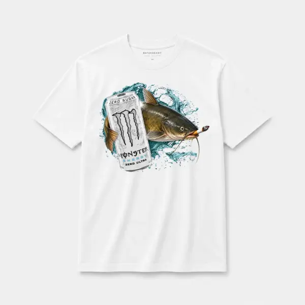 Zero sugar full send catfish t shirt w