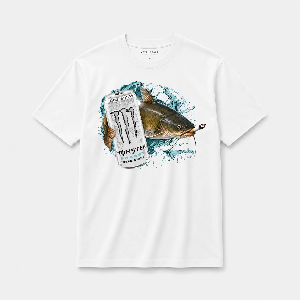 Zero sugar full send catfish t shirt w