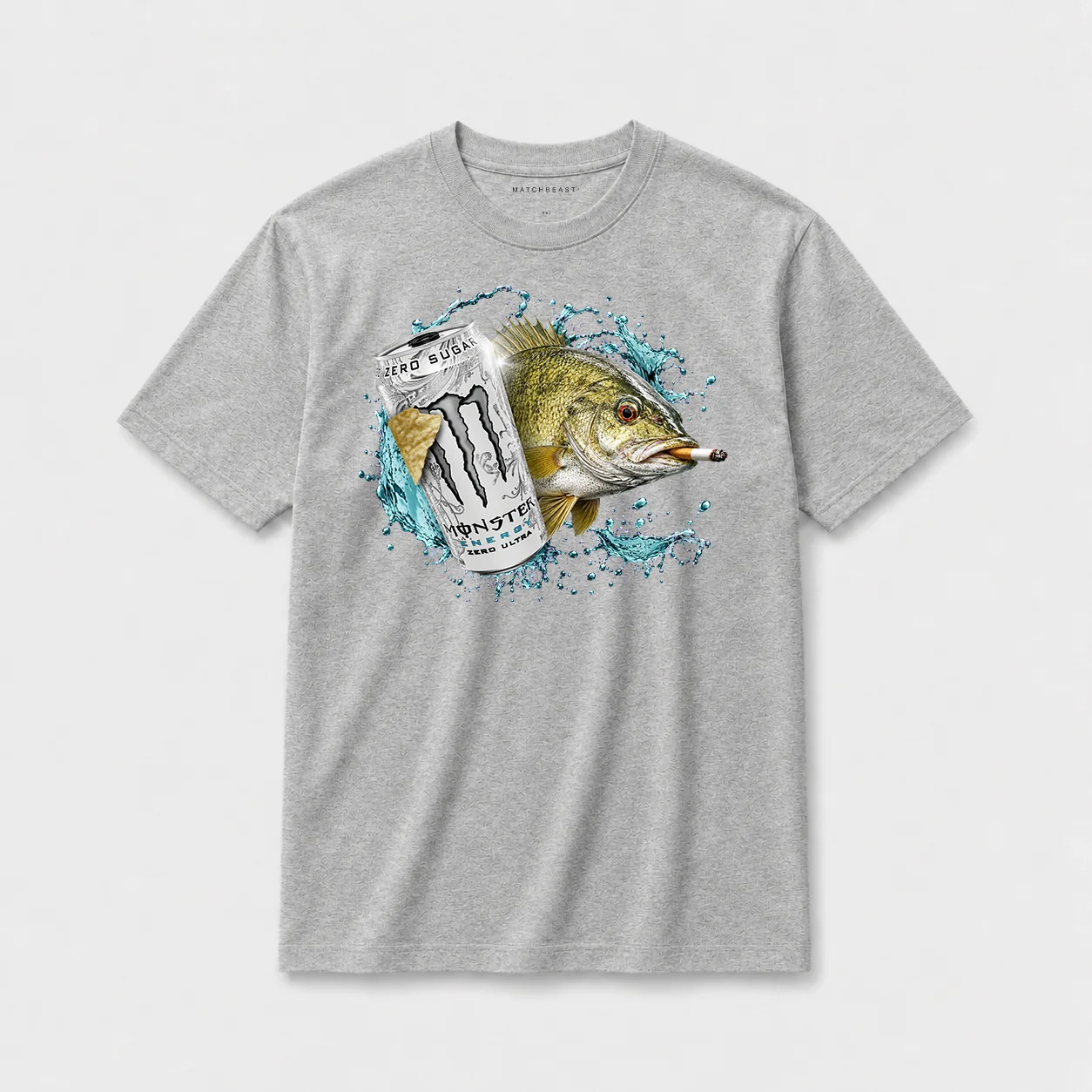 Zero sugar full send small mouth bass t shirt gy